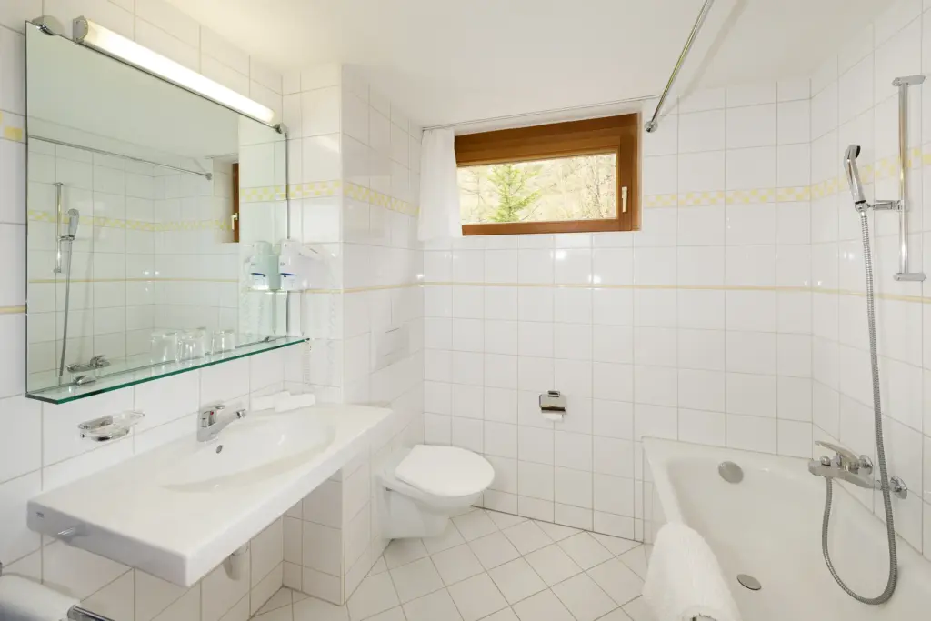 Salle de bain / WC : Appartement de vacances de 2.5 pièces à Zermatt près de la station de la vallée